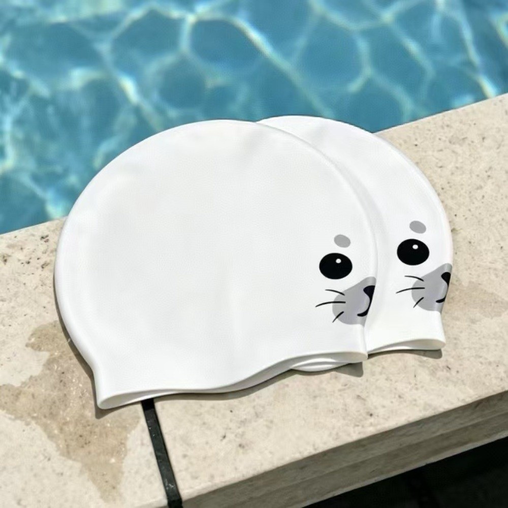 Cute Waterproof Silicone Swim  - đánh giá và giá Aquatic Sports Cap
