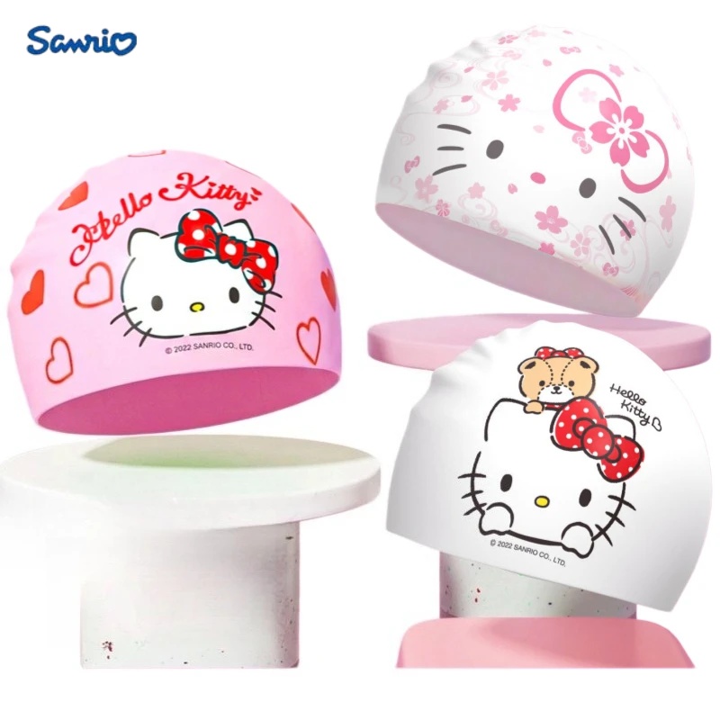 Anime Hello Kitty Cartoon Swim - đánh giá và giá Aquatic Sports Cap